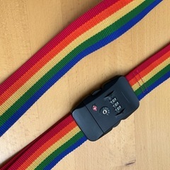 【近日処分】スーツケースベルト　TSAロック　防犯 の画像