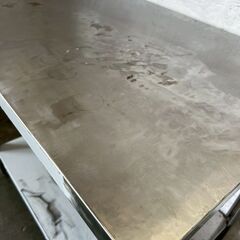 ステンレス製 作業台 W900×D600×H790 ステンレス作業台 厨房 厨房機器 店舗 店舗用品 2段 業務用 コンロ台 飲食店 キッチン Y2040の画像