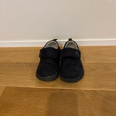 子供　黒シューズ　Combi フォーマルにも　16㎝の画像