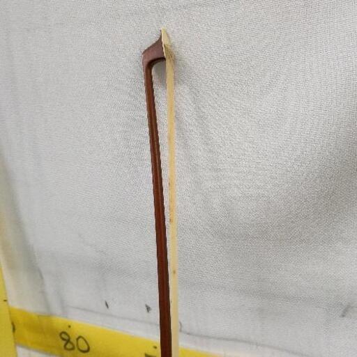 0807-123 バイオリン ※ケース・肩当て付き 駒部分外れ 弓汚れ有り