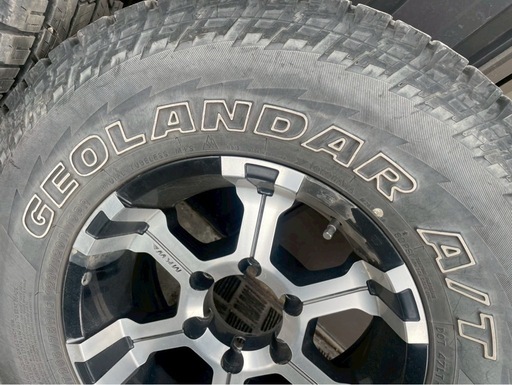 265/75R16サマータイヤホイール付き4本セット
