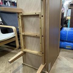 0480 美品 関家具 キャビネットサイドボード 天然木製の画像