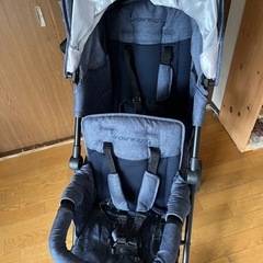 キンダーワゴン　DUOシティ　２人乗りベビーカーの画像