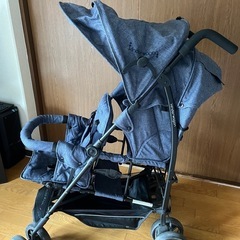 キンダーワゴン　DUOシティ　２人乗りベビーカーの画像