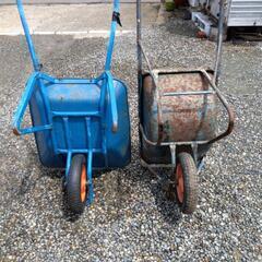 一輪車2台、セット中古品の画像