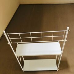 JM20142K) ミニスチールラック＜幅：約44cm 高さ：約64cm 奥行：約14cm＞中古品【取りに来られる方限定】　 の画像