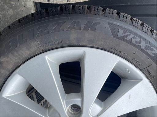 値下げ中！155/65R14 ブリヂストンスタッドレス　ホイール付き4本セット