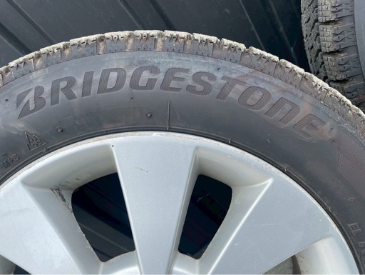 値下げ中！155/65R14 ブリヂストンスタッドレス　ホイール付き4本セット