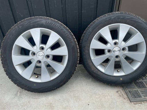 値下げ中！155/65R14 ブリヂストンスタッドレス　ホイール付き4本セット