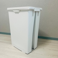 ゴミ箱 アスベル 45L 白の画像