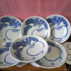 【新品蕪柄大皿】6枚セットの画像