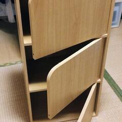 　木製棚 使用済中古品 多目的棚 本棚にも　の画像