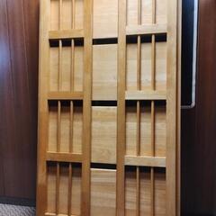 　木製棚 使用済中古品 多目的棚 本棚にも　の画像
