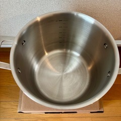 無印良品　ステンレスアルミ三層　　両手鍋の画像