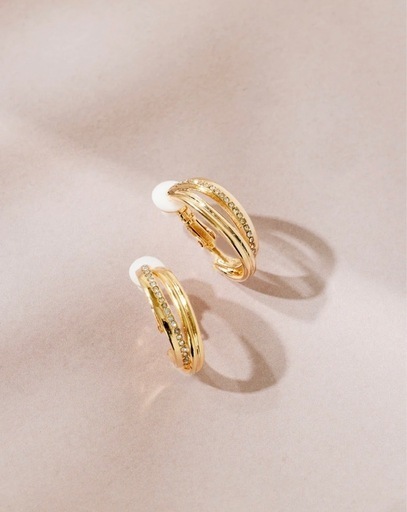 Her lip to ハーリップトゥ Double Ridge Hoop Earrings