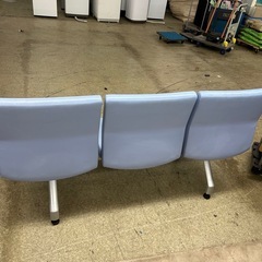三人掛けソファ　待合椅子　施術　店舗用椅子　エステ　リラクゼーション　整体　接骨院の画像