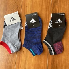 adidas 靴下 21〜23cmの画像