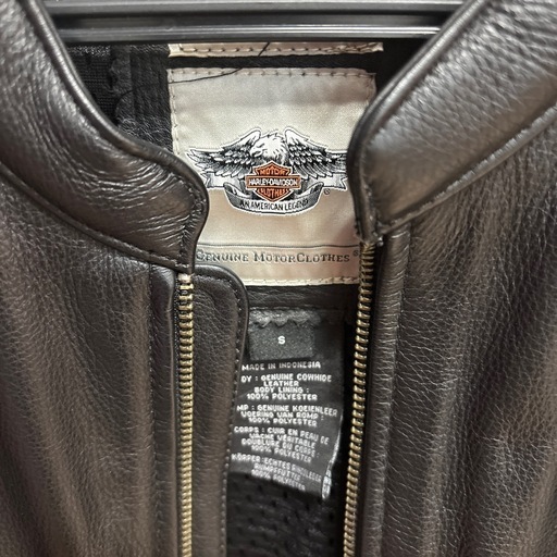 【美品】Harley Davidson 本革ジャケット Sサイズ