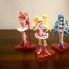 ★プリキュア　フィギュア 3体セット 中古品
