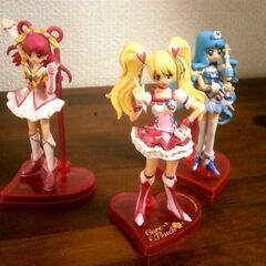 ★プリキュア　フィギュア 3体セット 中古品の画像