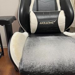AKRACING エーケーレーシング デスクチェア ゲーミングチェア NITRO-WHITE 白色の画像