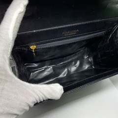 KIMIJIMA COLLECTION ハンドバッグ ブラック ゴールド金具 フォーマルの画像