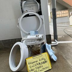 【リサイクルショップ ピカソ 小松原】🌀✨✨分解洗浄済❗❗✨【2024年製✨Hisense 全自動洗濯機 6.0kg（HW-T60H）】🌀★6375★の画像