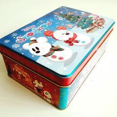 ディズニー スノースノー金属缶の画像