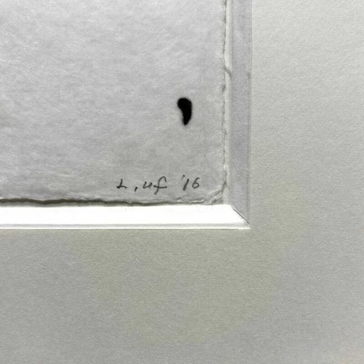 Lee Ufan, From Point (Black), ca. 2016