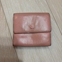 CHANEL ピンク 二つ折り財布の画像