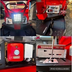 ヤンマー 運搬車 FG182 最大8.0馬力 ガソリン 最大積載量 500kg LEDライト付き　積載 運搬 荷台 動作確認済み！の画像