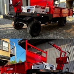 ヤンマー 運搬車 FG182 最大8.0馬力 ガソリン 最大積載量 500kg LEDライト付き　積載 運搬 荷台 動作確認済み！の画像
