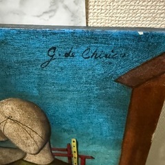 模写　ジョルジュ・デ・キリコ　ヘクトールとアンドロマケーの別れの画像