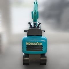 【動作確認済・電池交換済】KOMATSU コマツ MICRO SHOVEL PC01 足こぎ 電動 ショベルカー アーム可動 バケット動く サウンド付 乗用玩具 乗り物おもちゃ 建機 重機 3歳〜8歳 室内外 キッズ 子ども 乗用電動カー 工事車両系 ミニユンボ 建設機械風 お祝い 誕生日プレゼントにの画像