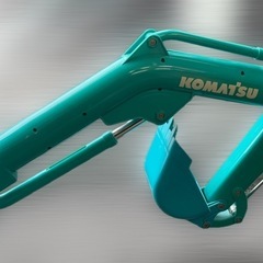 【動作確認済・電池交換済】KOMATSU コマツ MICRO SHOVEL PC01 足こぎ 電動 ショベルカー アーム可動 バケット動く サウンド付 乗用玩具 乗り物おもちゃ 建機 重機 3歳〜8歳 室内外 キッズ 子ども 乗用電動カー 工事車両系 ミニユンボ 建設機械風 お祝い 誕生日プレゼントにの画像