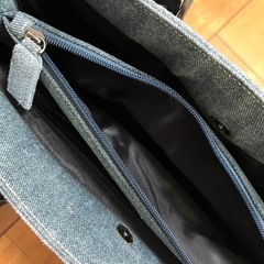 デニム×本革バック（A4サイズ）の画像