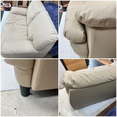 【配送無料】NITORI Nシールド 人気ソファ ブラウン系 ２人掛けソファ 日時指定可能♬の画像