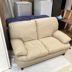 【配送無料】NITORI Nシールド 人気ソファ ブラウン系 ２人掛けソファ 日時指定可能♬の画像