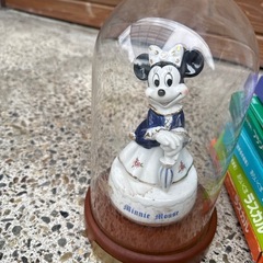 ミニーマウス　陶器オルゴール　小さな世界の画像