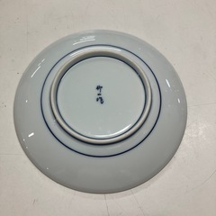 O2508-202 有田焼 柿山作 網目紋 中皿5枚セット ※バラ売り不可 未使用品の画像