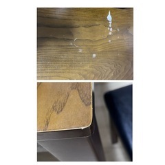 ダイニングテーブル、チェア2個セットの画像