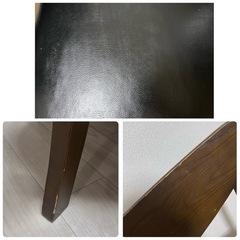 ダイニングテーブル、チェア2個セットの画像