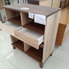 ★リユースのサカイ日立店★HJ7331  収納棚 ライトベージュ H77×D40×W80 クリーニング済み の画像