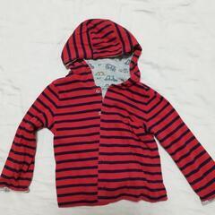 リバーシブル　カーディガン90cmの画像