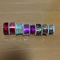 つながってるスパンコール 100均の画像