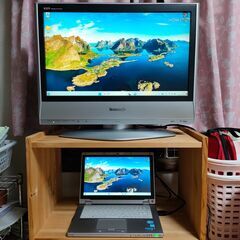 パナソニック　テレビ　VIERA TH-20LX60 [20インチ]　＆　テレビ台の画像