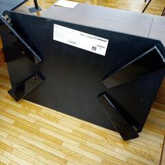【リユースのサカイ八街店】★ジモティ割あり★ 折りたたみローテーブル　ブラック　クリーニング済　YJ7222の画像
