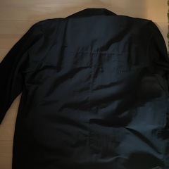 MEN'S BIGI ブラック ステンカラー春秋コート美品Lサイズの画像