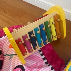 子供用　赤ちゃん　音が鳴るおもちゃラトル5点セット　木製おもちゃの画像