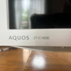 2024テレビシャープAQUOS 19インチ　2024年製の画像